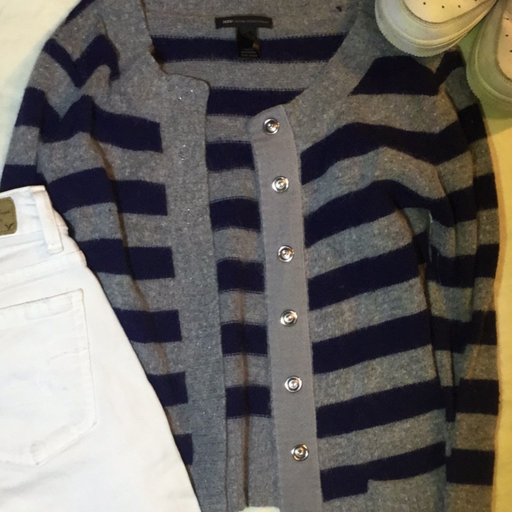Striped cardigans